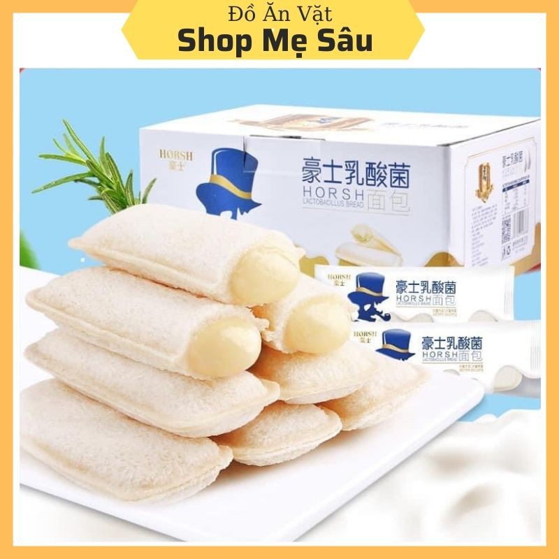 Thùng 2kg Bánh Sữa Chua Horsh 💖 FREESHIP 💖 Bánh Sandwich Nhân Sữa Chua - Bánh Sữa Chua Đài Loan Ông Già Cầm Tẩu