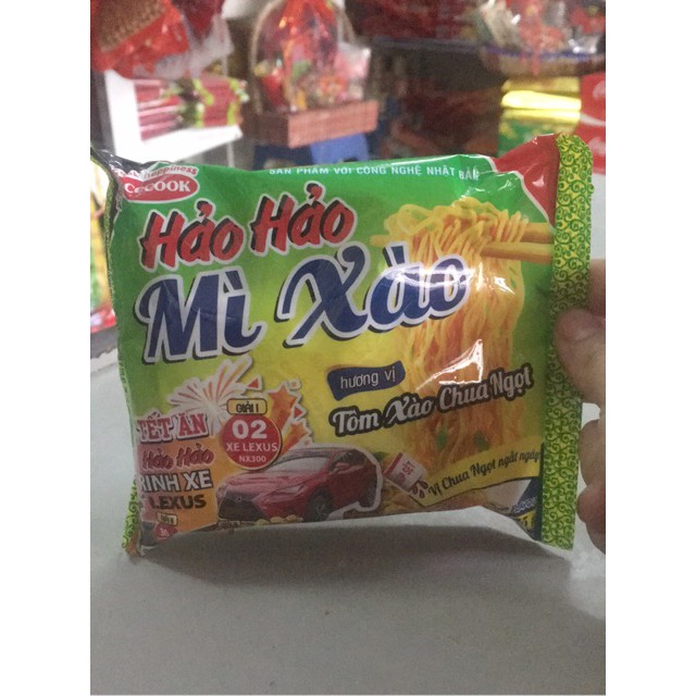 Mì xào khô Hảo Hảo tôm chua ngọt gói 75g (thùng 30 gói)