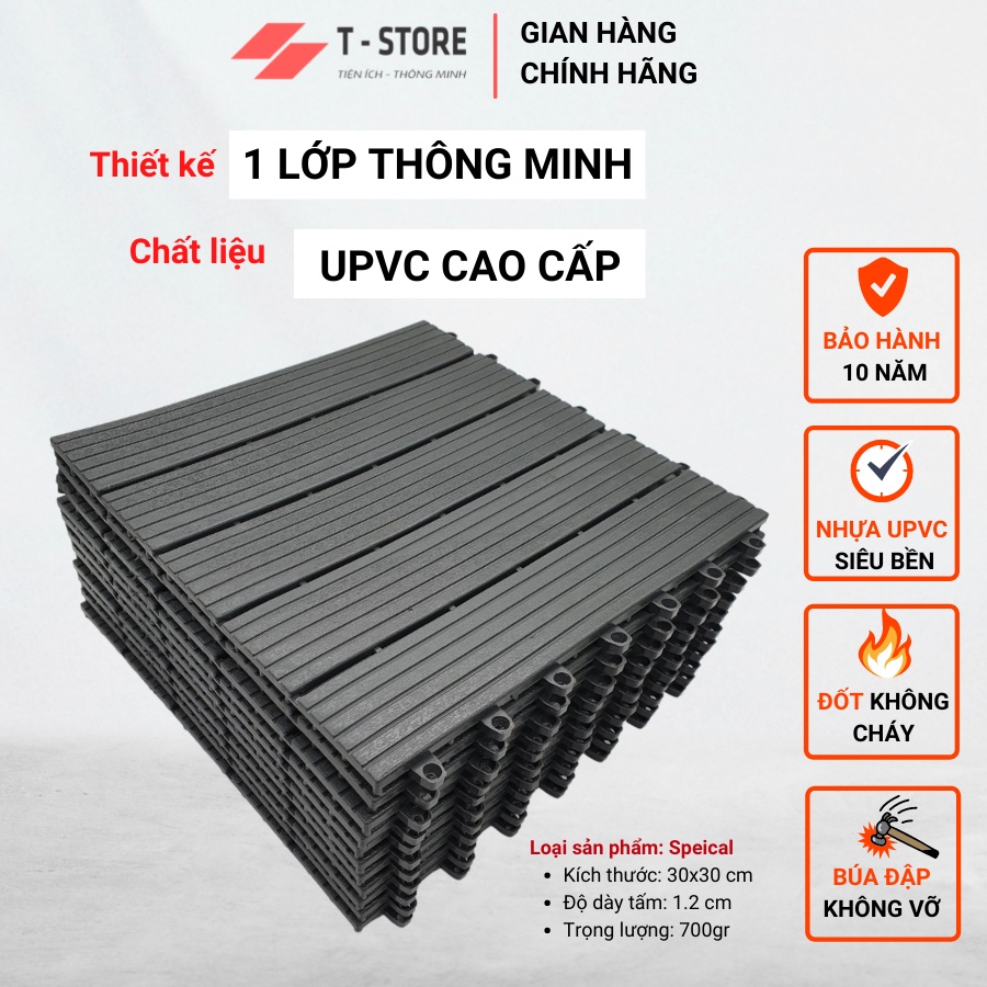 Tấm Nhựa Lót Sàn Ban Công T-Special kích thước 30x30 cm