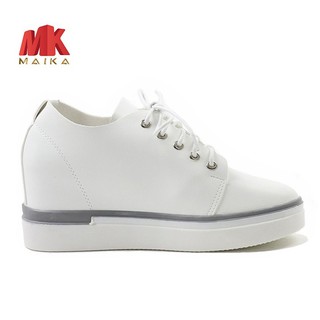 Giày sneaker độn gót thời trang S1058 (Trắng) MK MAIKA