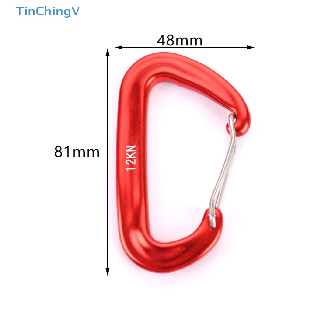 [TinChingV] Móc Khóa Carabiner Leo Núi An Toàn 12KN