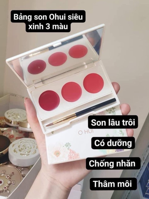 bảng son Ohui 3 MÀU SỈ