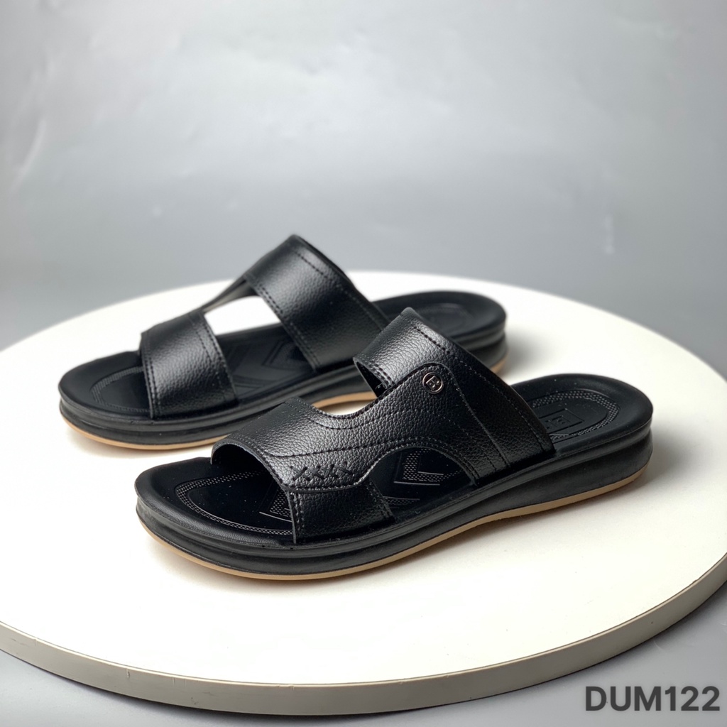 Dép lê nam BITAS ❤️FREESHIP❤️ Dép quai ngang da PU đế đúc siêu nhẹ siêu bền DUM122
