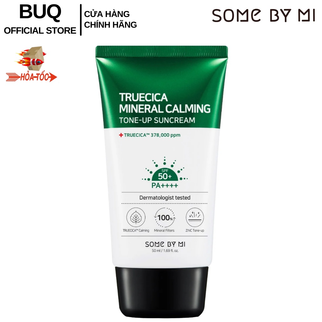 Kem Chống Nắng SOME BY MI Truecica Mineral Calming Tone-Up Suncream 50ml