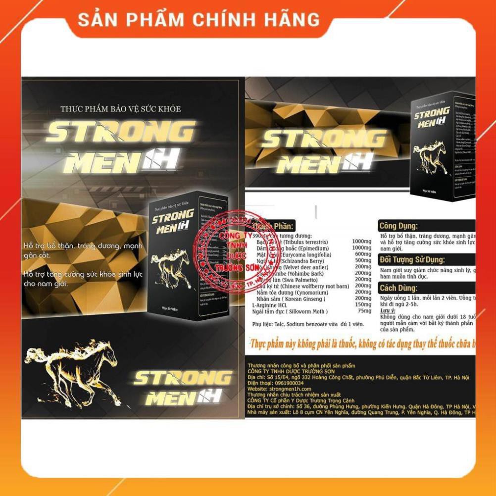 Strongmen 1h tăng cường sinh lý nam giới kéo dài thời gian quan hệ tình dục