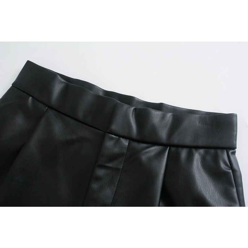 Quần ngắn giả da lưng cao thiết kế quyến rũ dành cho nữ  | BigBuy360 - bigbuy360.vn