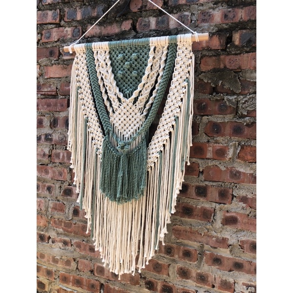 Mành macrame treo cửa sổ do shop tự chụp nhé ạ cam kết giống hình 100%