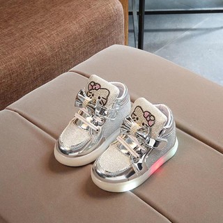 Giày đèn Led A6 Helo Kitty bé gái