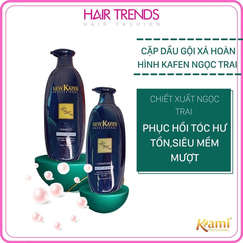 Cặp dầu gội + xả tóc kafen đen siêu mượt - Phiên bản nâng cấp