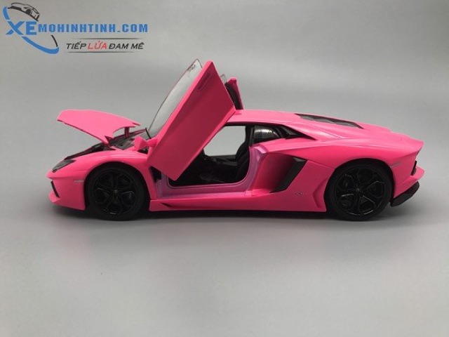 Xe Mô Hình Lamborghini Aventador Lp700 1:24 Welly (Hồng)