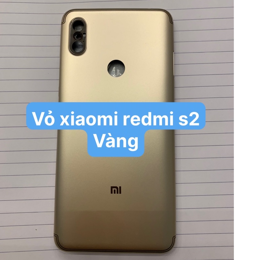 Bộ vỏ Xiaomi Redmi S2 - (gồm lưng,sườn,phím bấm và kính camera)