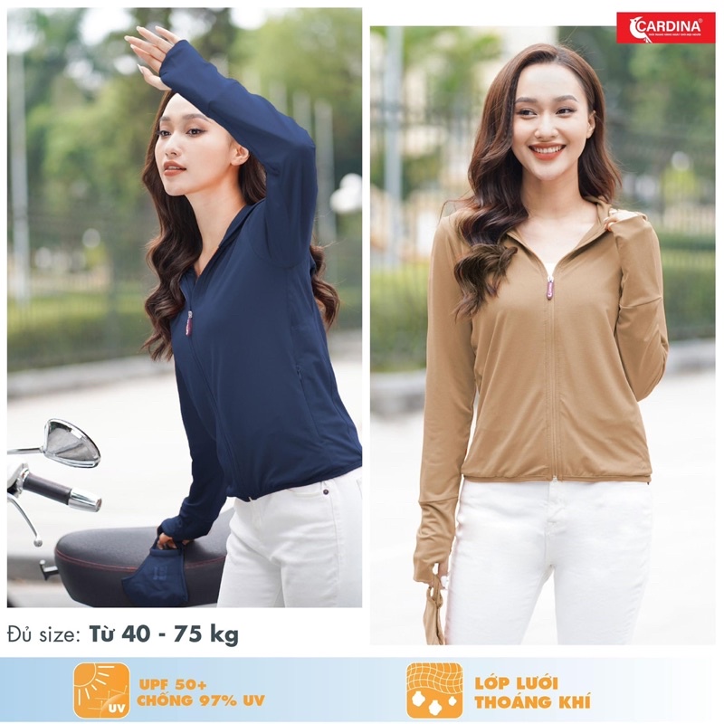Áo chống nắng nữ thông hơi kèm khẩu trang cao cấp thoáng mát, thấm hút mồ hôi, chống tia UV