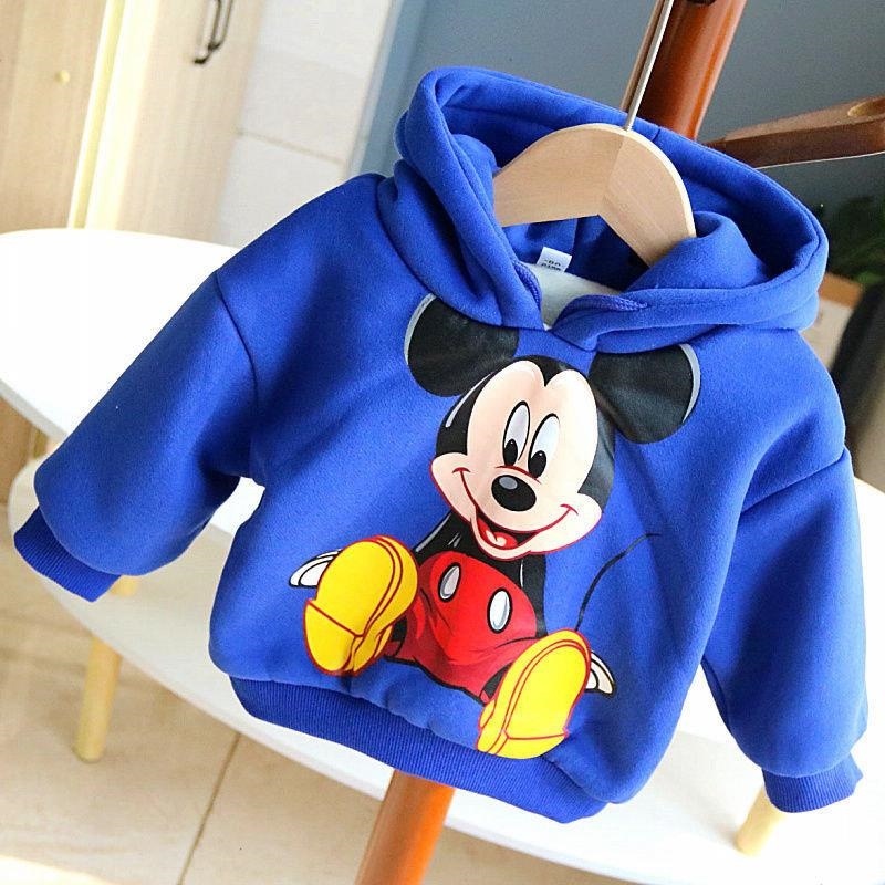 Áo Thu Đông Hoodie Cho Bé Trai Và Bé Gái, Áo Mũ Nỉ In Hình Mickey Cho Bé Cân Nặng Từ Từ 5 Đến 32 Kg THAOBE KIDS