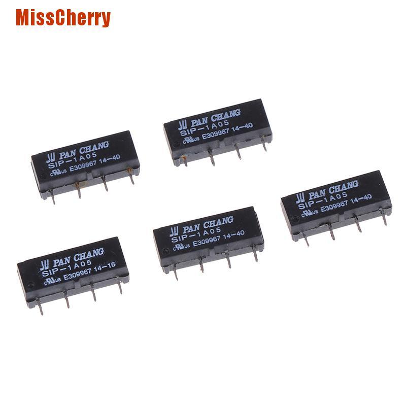 Set 5 Rơ Le Sip-1A05 4pin 5v Cho Rơ Le Pan Chang