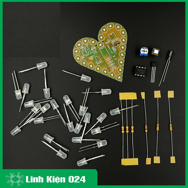 Bộ mạch trái tim mini tự lắp ráp