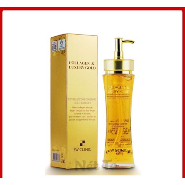 TINH CHẤT TRẮNG DA COLLAGEN LUXURY GOLD 3W CLINIC 150ML HÀN QUỐC