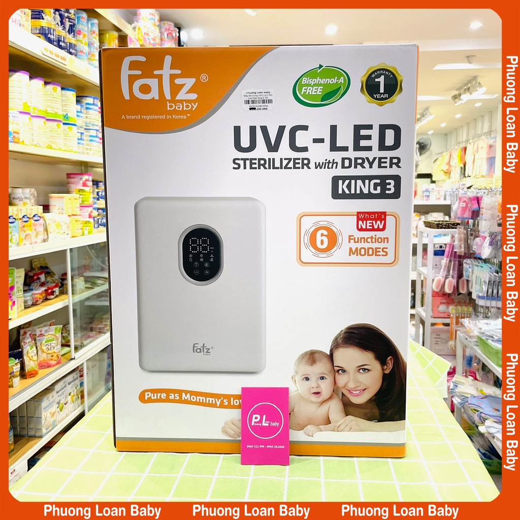 Máy tiệt trùng sấy khô UVC - LED Fatzbaby KING 3 19 Lít FB4733BT