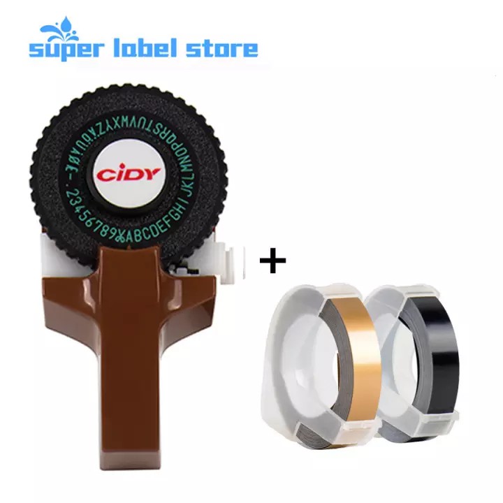 Máy Đánh Chữ/Máy Đánh Chữ Dập Nổi Thủ Công 3D Nhiều Màu C101 Thay Thế Motex E101