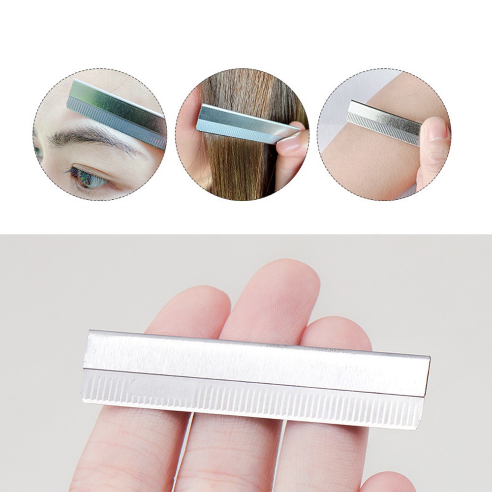 [Hàng mới về] Bộ 10 Dao Cạo Lông Mày An Toàn Tiện Lợi Cho Nữ