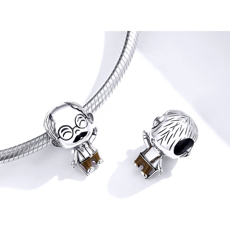 BAMOER Mặt Dây Chuyền Hình Ông Bà Bằng Bạc 925 BSC175 Thời Trang