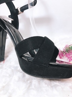 Giày cao gót 12 phân đen kèm ảnh thật