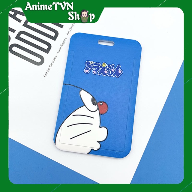 Dây Đeo Thẻ Học Sinh, Sinh Viên, Móc khóa Thẻ tên Đựng thẻ ATM, và các loại Card khác in hình Anime Manga Doraemon