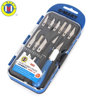 Bộ dao điêu khắc C-MART A0301 14 chi tiết