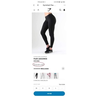 Quần tập legging Gymshark xuất dư xịn cho nữ