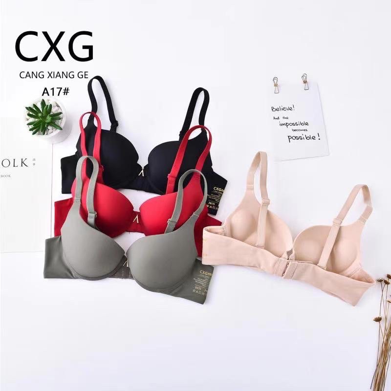 Áo Lót Nữ, Siêu Đẩy Ngực, Mút Kép Trơn Có Gọng Nâng Ngực 4cm CXG A17 | WebRaoVat - webraovat.net.vn