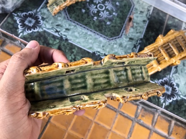 CẦU TRANG TRÍ HỒ CÁ NON BỘ DÀI 18CM