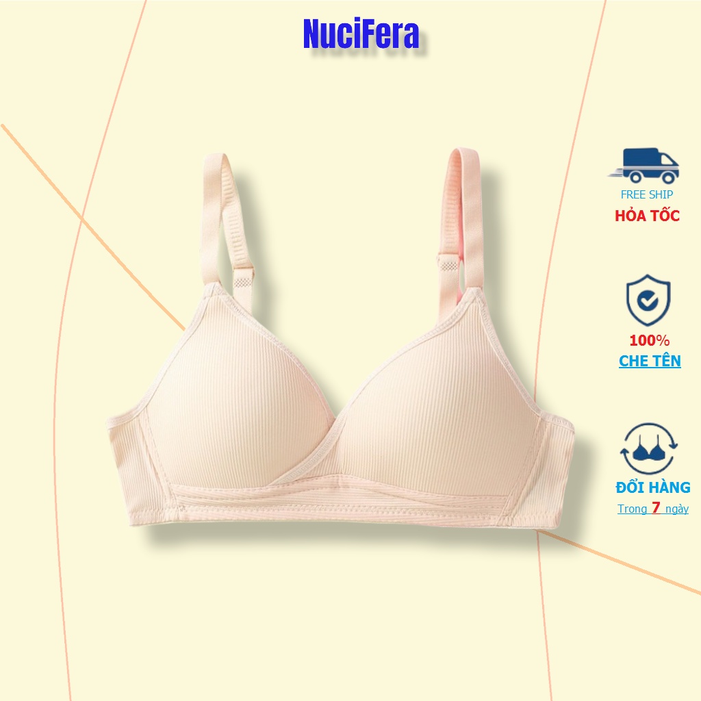 Áo lót nữ cách điệu cúp chéo ôm ngực phù hợp cho cả ngực nhỏ AL61_NuciFera
