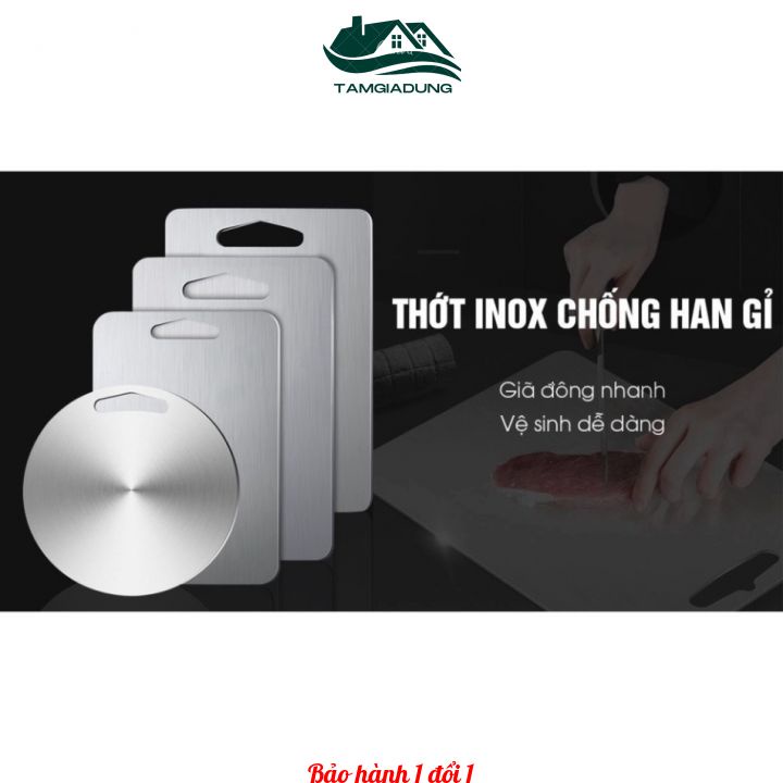 Thớt Kính Cường Lực Thớt inox 304 Cao Cấp Kháng Khuẩn Chống Ẩm Mốc Vệ Sinh Dễ Dàng An Toàn Tiện Lợi