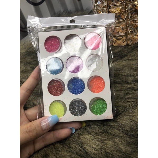 nhũ rắc kim tuyến 12 ô (freeship)