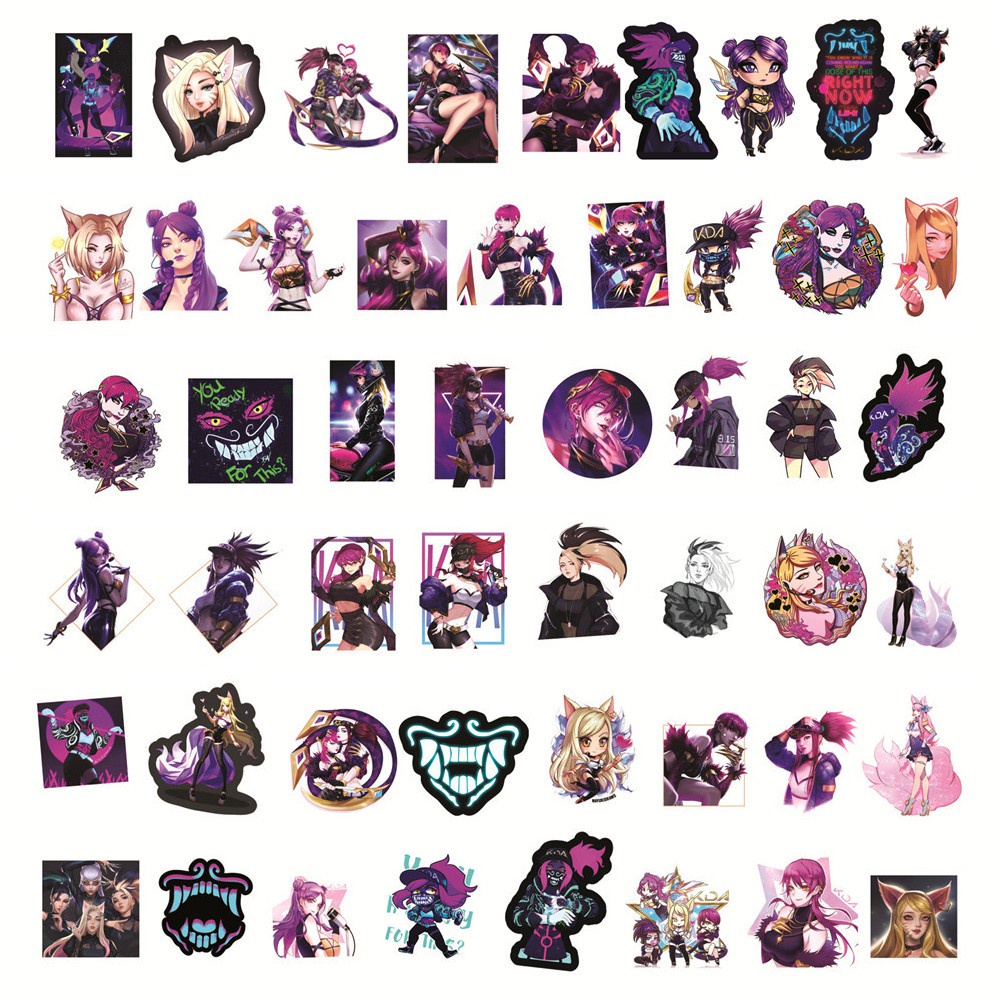 J· Bộ Hình Dán Chống Thấm kDA, 50 tờ/bộ