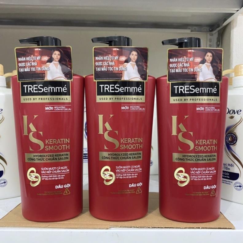 Dầu gội Tresemme Keratin Smooth chai 640g