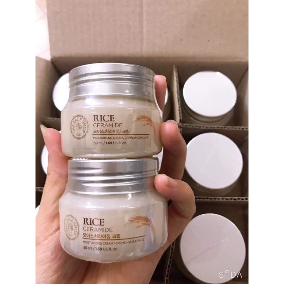 KEM DƯỠNG GẠO THE FACE SHOP RICE CERAMIDE MOISTURIZING CREAM