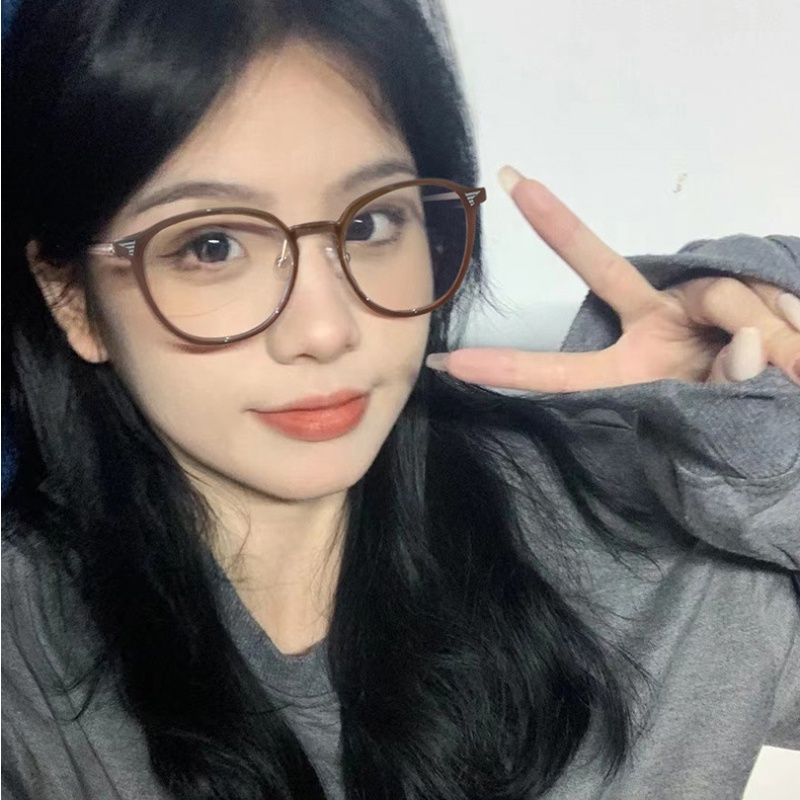 (KIQI-FASHION) COD Mắt Kính Chống Ánh Sáng Xanh Thời Trang Chất Lượng Cao Cho Nữ