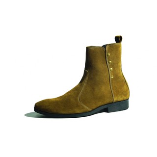 Giày boot nam da lộn- da bò thật. Mã số: B179