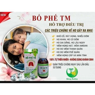 Siro ho thảo dược (bổ phế TM)