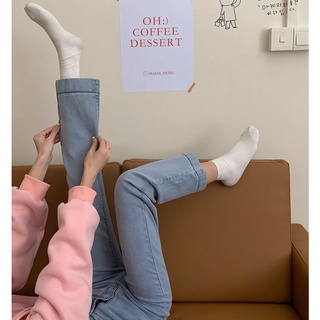 Quần Jeans ống đứng Hàn Quốc