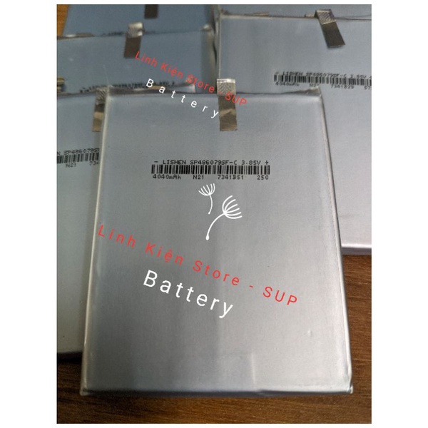 Cell pin 4040mah DIY Li-po Lishen 486079 dùng cho độ chế, thay thế các sản phẩm dùng pin