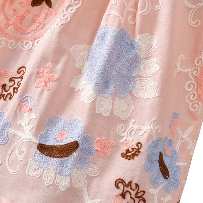 Áo Thun Tay Ngắn Bằng Vải Cotton In Hoa Thời Trang Mùa Hè Dành Cho Bé Gái Se7en