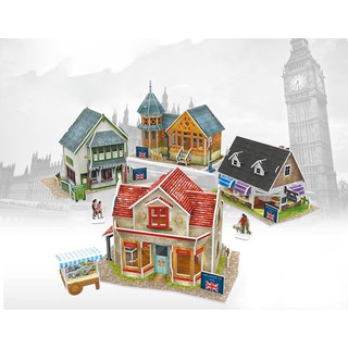 Mô Hình Nhà Giấy 3D Các Nước (Mẫu lẻ ngẫu nhiên)