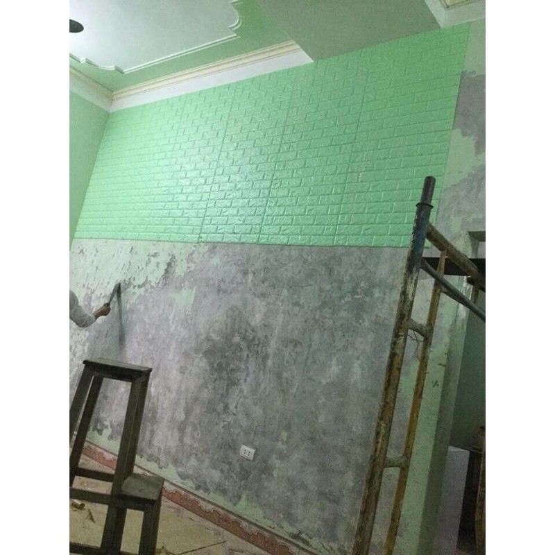 xốp dán tường giả gạch keo dính chắc chắn đủ màu | BigBuy360 - bigbuy360.vn