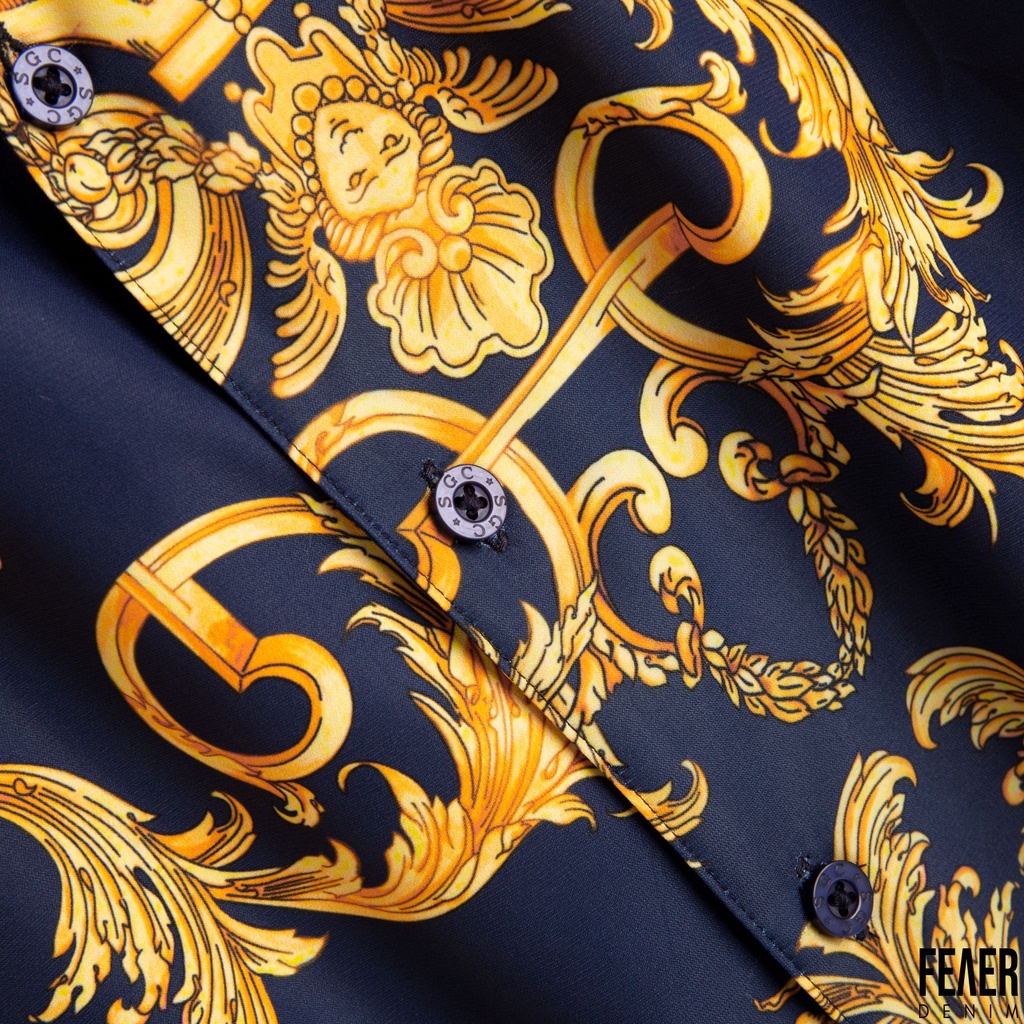 Áo sơ mi nam FEAER DENIM chất thoáng khi nhẹ nhàng thoải mái vải lụa BAROQUE | BigBuy360 - bigbuy360.vn