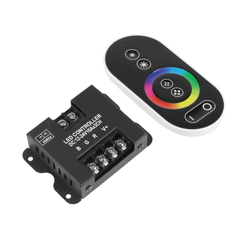 Bộ Điều Khiển Từ Xa 30A RGB RF DC 12V 24V 3Channelx10A 360W / 720W Cho Đèn LED Dây SMD 5050