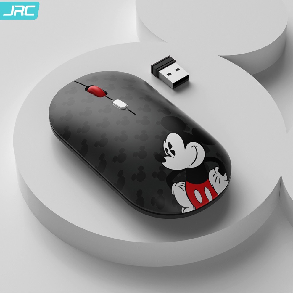 Chuột Bluetooth Không Dây Disney Mickey Mouse - 2 Chế Độ Kết Nối - Chính Hãng JRC