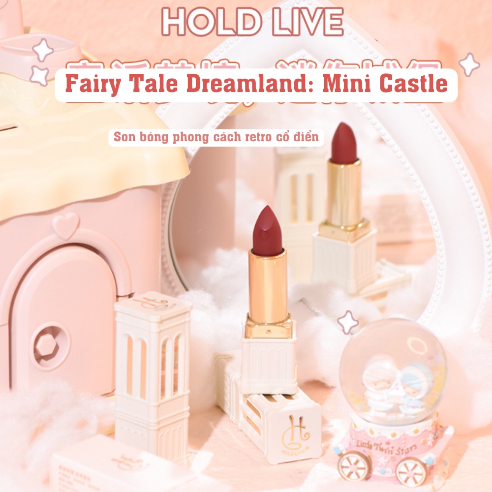 Son thỏi lì HOLD LIVE Streamer Retro Aqua Lipstick HL561 dưỡng ẩm làm mềm căng mọng môi HL561 nội địa trung