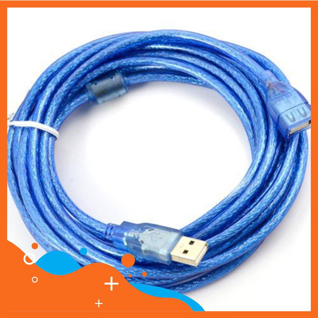 Dây nối dài USB 1.5M - 3M - 5M - 10M - Đen Xanh Xám