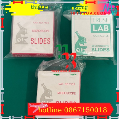 LAM KÍNH TIÊU BẢN CÁC LOẠI DÙNG CHO KÍNH HIỂN VI